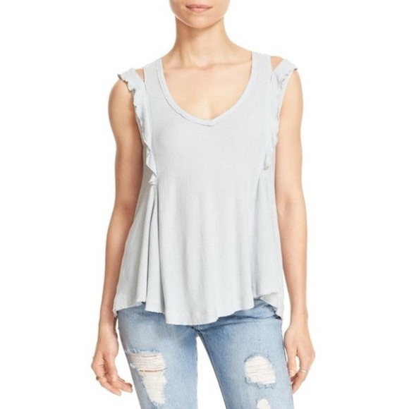 Free People Bondi Waffle Knit Tank Top - Picture 1 of 5
